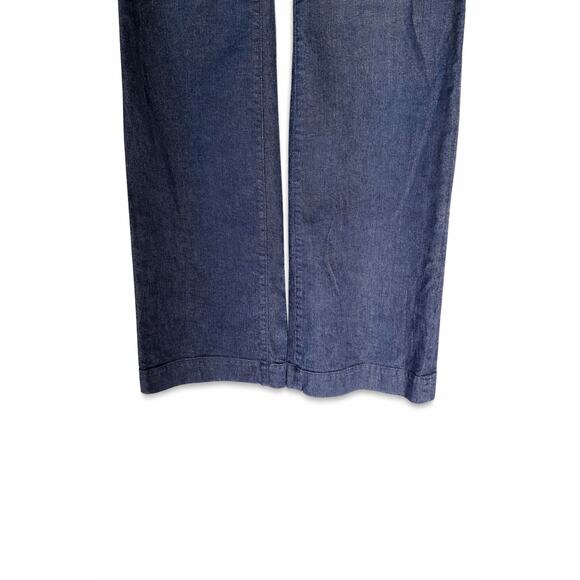 Lauren Jeans Co Lauren Ralph Lauren Premium Wide Leg Trouser Wns Dark Wash 29x33 - Picture 4 of 6